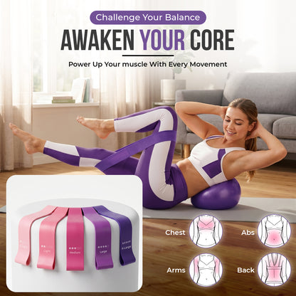 ROSEISIS™ 14-Piece Pilates Equipment Set for Home & Outdoor Workouts