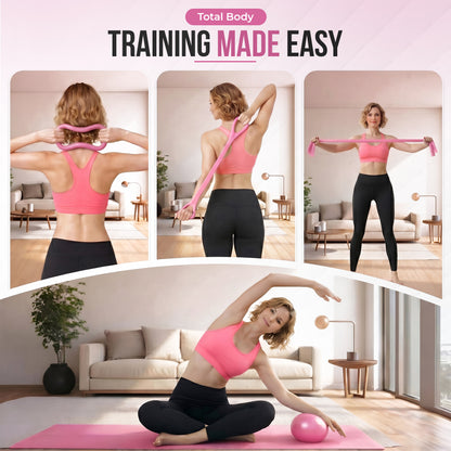 ROSEISIS™ 14-Piece Pilates Equipment Set for Home & Outdoor Workouts